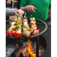 Actie GrillRing-Set 90 Woodstock + Gratis Oliekan